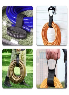 Generic 3 PCS Wrap Storage Straps Heavy Duty Hook and Loop Cord Carrying Strap Hanger and Organizer with Handle for Pool Hoses Garden Hoses Cords Cables  - Image 2