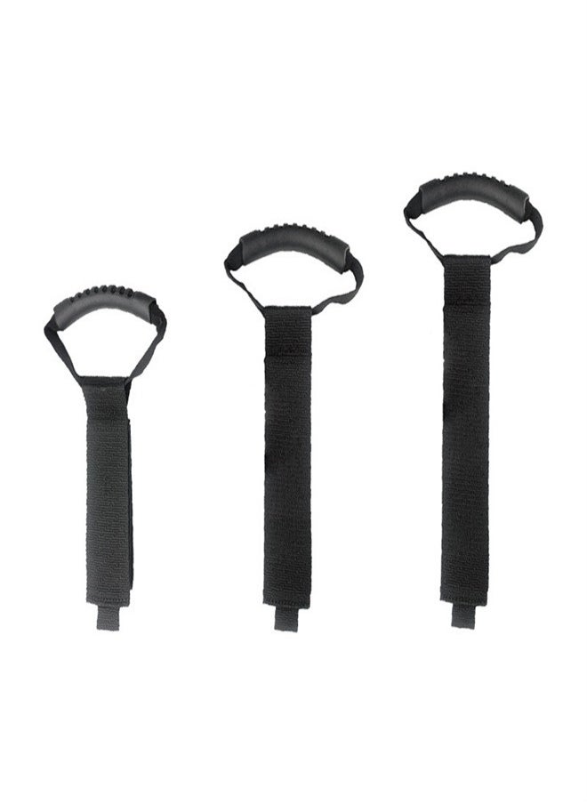 3 PCS Wrap Storage Straps Heavy Duty Hook and Loop Cord Carrying Strap Hanger and Organizer with Handle for Pool Hoses Garden Hoses Cords Cables  - Image 3