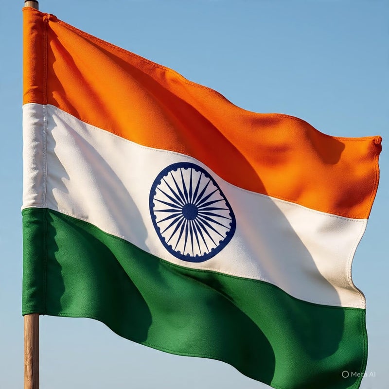 Omont Indian National Flag, 4 x 6 Feet, Premium Embroidered Ashoka Chakra, Professional Finish, Bharata Khadi Jhanda - Image 1