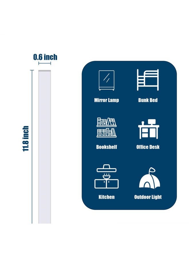 DWEPTU Kitchen Lights Closet Lights LED Stick on Lights Under Counter Light Fixtures with USB Powered LED Light Bar for Room Under Counter Lighting Work Tables Student Dormitory… - Image 5