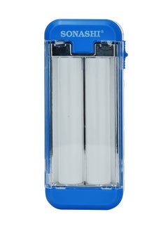 SONASHI Rechargeable Emergency Light with DC Socket  Bright LED Light with Builtin Battery and Charge Indicator Function  Working Time 4 Hours with Portable Handle  Outdoor Friendly SEL-726 Blue  - Image 2