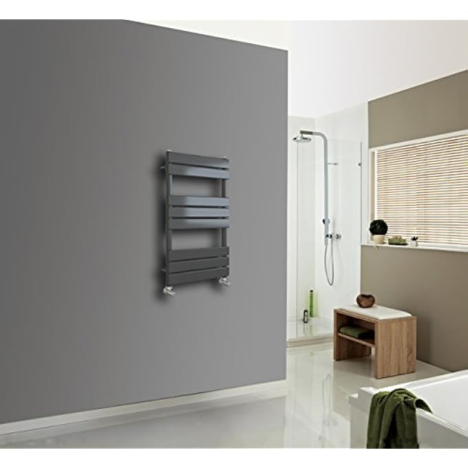 KTW-005 HOXTON TOWEL WARMER RADIATOR, ANTHRACITE GREY - Image 1
