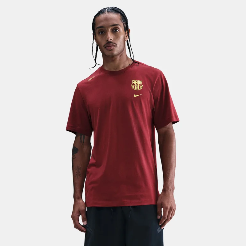 Nike Red Men's FC Barcelona T-Shirt for Men | Best Price UAE