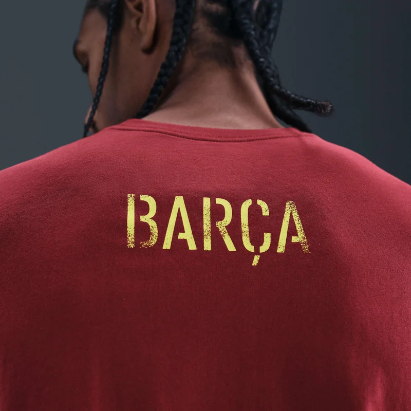 Nike Red Men's FC Barcelona T-Shirt for Men | Best Price UAE