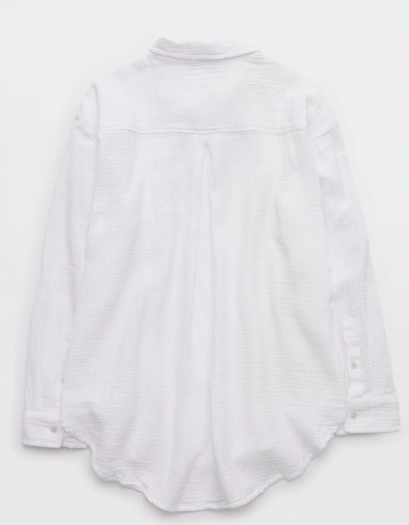 Aerie  Aerie Day-Off Cover Up Shirt for Women | Best Price UAE