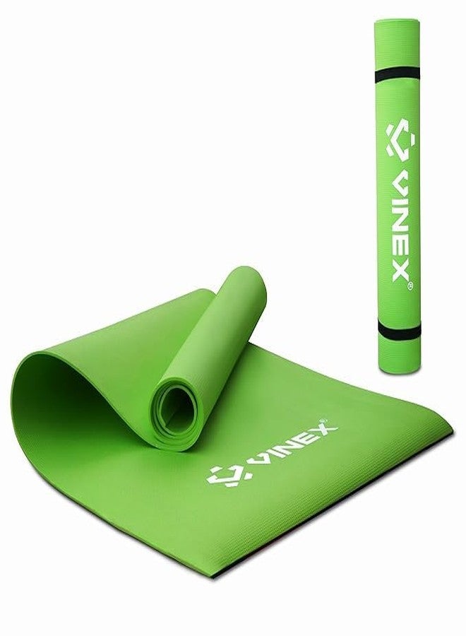 Vinex ECOS Yoga Mat (5 MM) | Non-Slip Textured Extra Wide Exercise Mat for Yoga, Gym, Pilates & Home Workout - Image 1