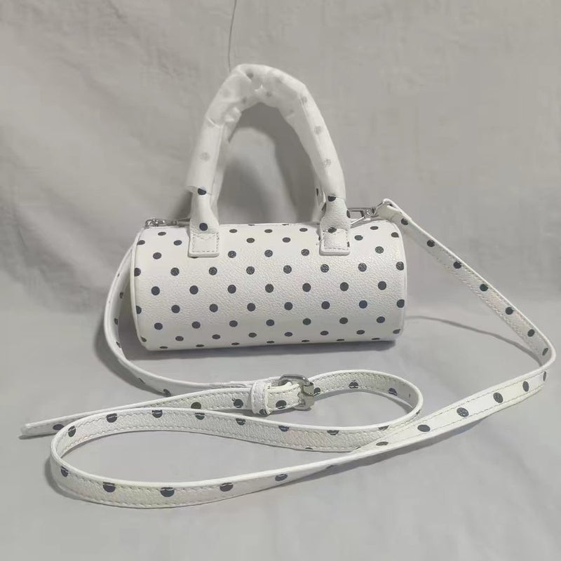 2026 Polkadot Boston Bag for Women Handbag Shoulder Bag - Image 2