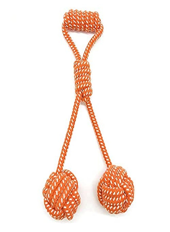 Pet Guard Boll Rope Toy for Dogs, Puppy Chew Teething Rope Toys Durable Cotton Dog Toys for Playing and Teeth Cleaning Training Toy (Color May Vary)