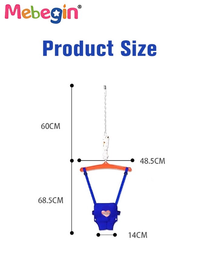 MEBEGIN - 3-in-1 Toddler Swing Set, Baby Swing with Seat Belt Buckle and Foldable Metal Stand, Kids Swing Set for Indoor and Outdoor, Easy to Assemble and Store - Image 1