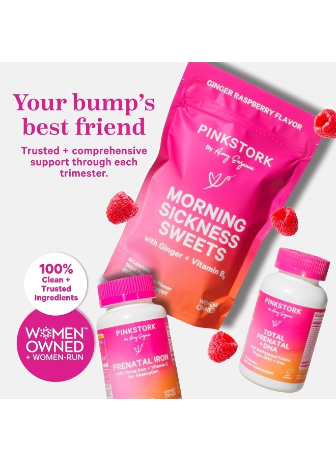 Pink Stork Morning Sickness Organic Hard Candy - Ginger Raspberry  - Image 5