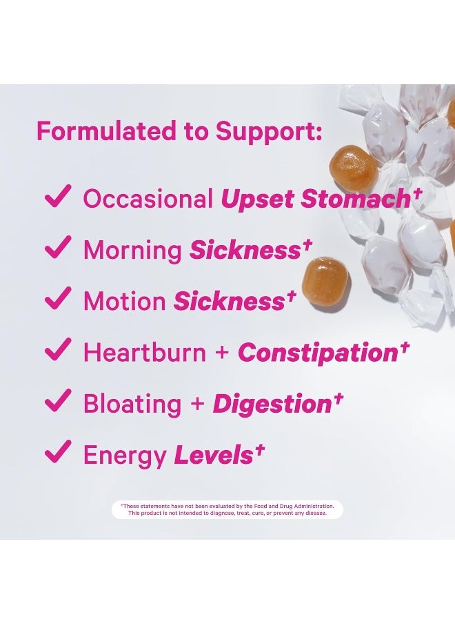 Pink Stork Morning Sickness Organic Hard Candy - Ginger Raspberry  - Image 3