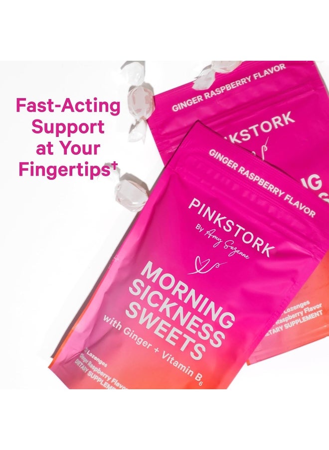 Pink Stork - Morning Sickness Organic Hard Candy - Ginger Raspberry - Image 1