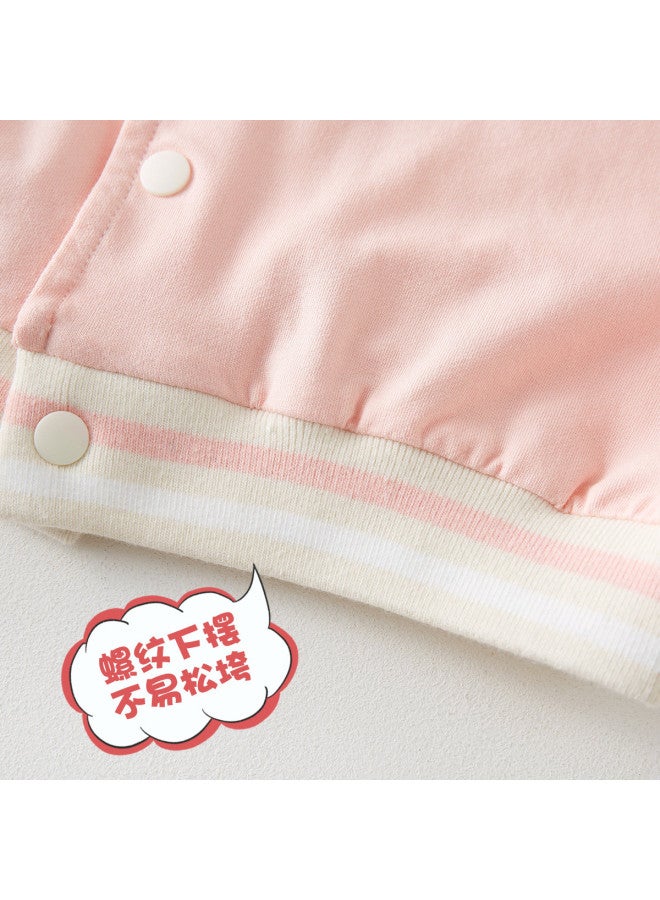 Doxiluka Girls' Autumn Outfits New Collection Kids' Jacket Little Girl Baseball Jacket Fashion Color-block Casual Children's Wear Spring/fall - Image 5