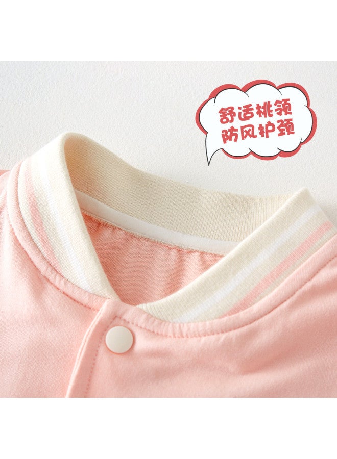 Doxiluka Girls' Autumn Outfits New Collection Kids' Jacket Little Girl Baseball Jacket Fashion Color-block Casual Children's Wear Spring/fall - Image 3