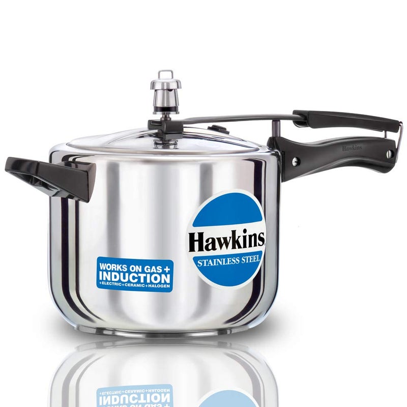 Hawkins Stainless Steel Pressure Cooker (5 Litres) - Image 1