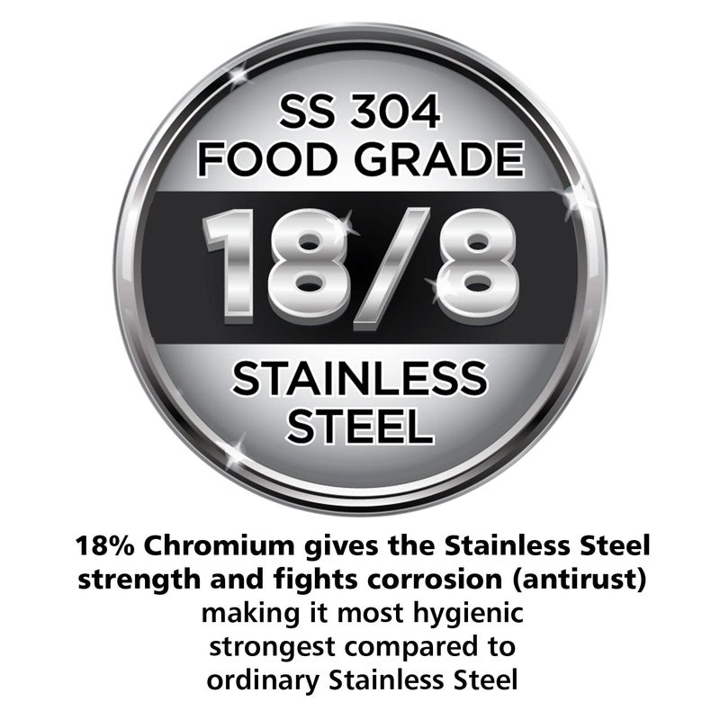 Hawkins Stainless Steel Pressure Cooker (5 Litres) - Image 2