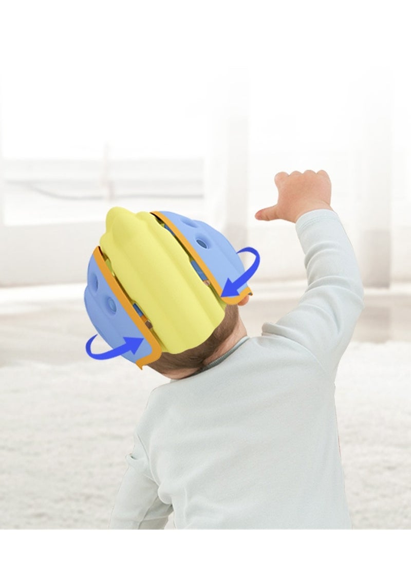 Toddler learning to walk anti-collision hat Baby anti-fall hat Baby safety hat Children learning to walk safety helmet Head protection cap  - Image 2