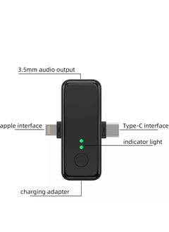 Tx 3 in 1 Wireless microphone for iPhone and Type-C Plug one with 2 Microphe  - Image 2