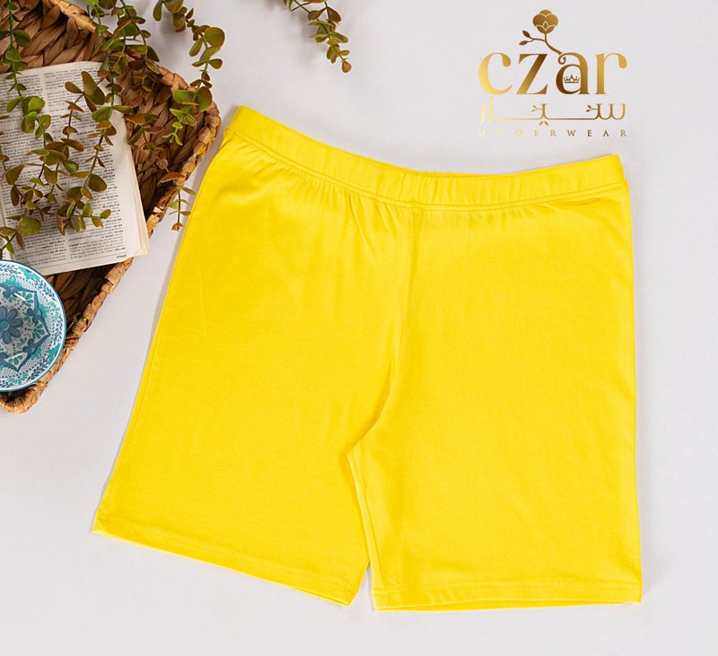 سيزر طقم شورتات قطنية ليكرا نسائية من Czar، 6 قطع - متعدد الألوان - Image 2