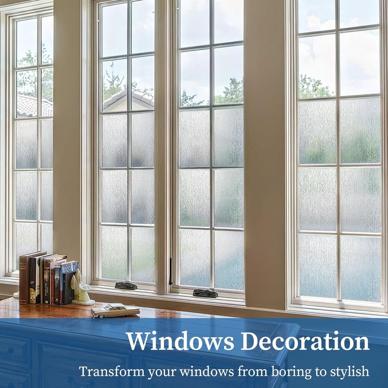 FEOMOS Rain Glass Window Film - 90cm x 200cm - Image 4