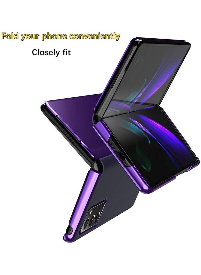 Loquat Protective Case Cover For Samsung Galaxy Z Fold 2 Blue  - Image 4