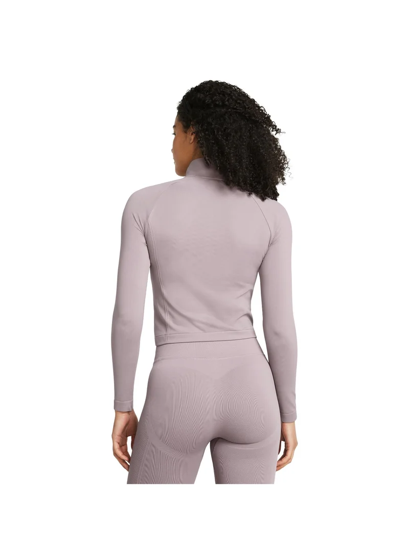 اندر ارمور Vanish Seamless 1/4 Zip Crop Top