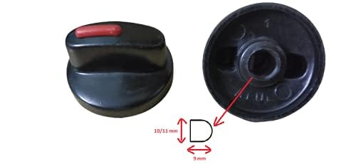 POOJAY موقد غاز بوجاي زر ضغط نوع دفع زجاجي 2 - Image 2