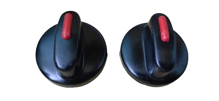 POOJAY موقد غاز بوجاي زر ضغط نوع دفع زجاجي 2 - Image 1