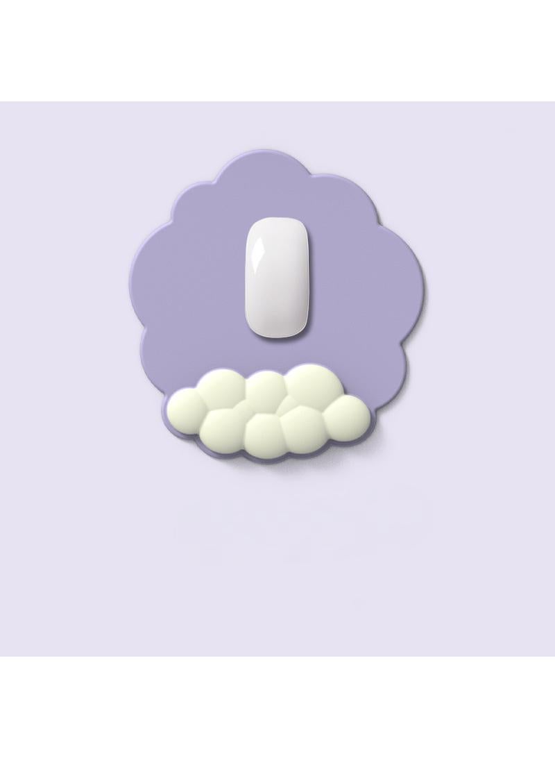 Y&D 2-Piece Office Keyboard Cloud Wrist Rest And High Density Memory Silicone Non Slip Base Mouse Pad - Image 2