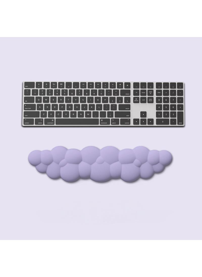 Y&D 2-Piece Office Keyboard Cloud Wrist Rest And High Density Memory Silicone Non Slip Base Mouse Pad - Image 3