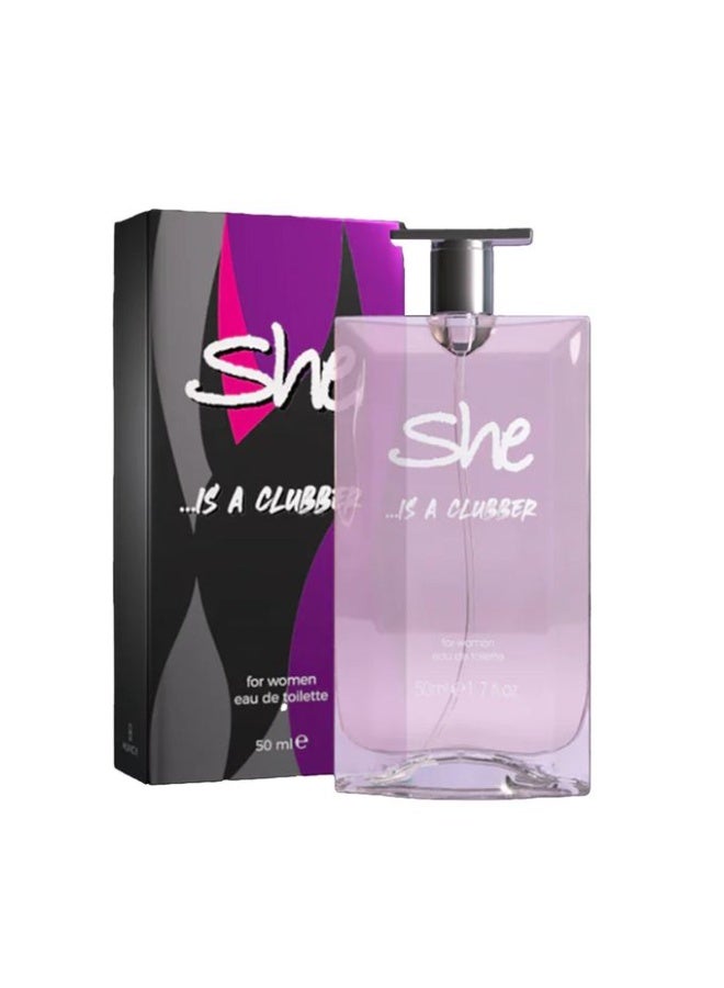 SHE IS A CLUBBER EDT Women - 50ml - Image 1