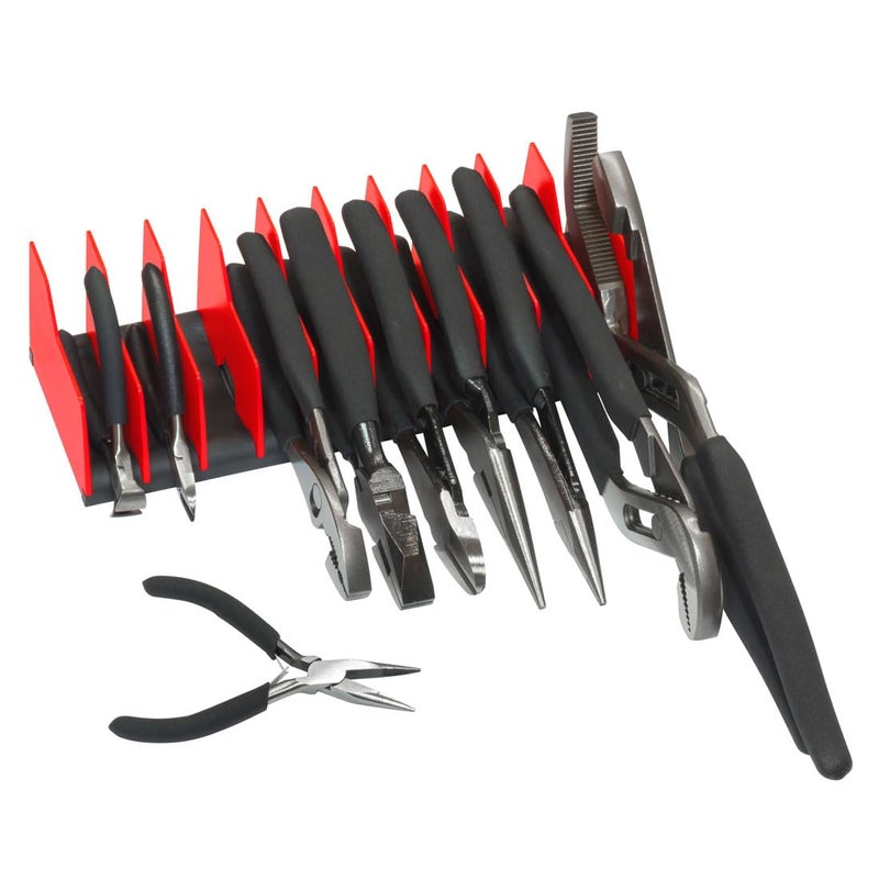 Ernst Manufacturing 5502 Plier Pro Premium No-Slip Plier Holder Rack in Vibrant Orange â€“ Tool Organizer for Pliers - Made in USA - Image 2