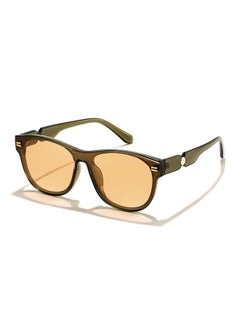 FEISEDY Fashion Oval One Piece Sunglasses For Women Men Trendy Vintage Square Shades Uv400 B0127  - Image 1