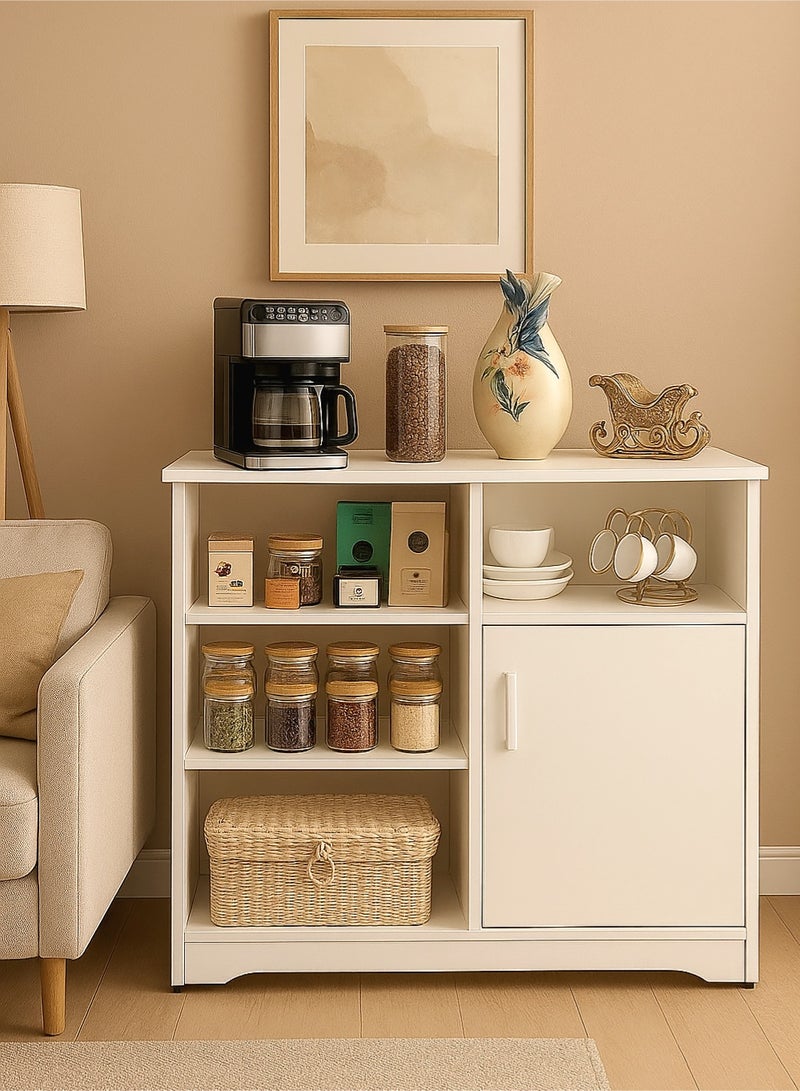 إيه جي دي خزانة قهوة مع سعة تخزين كبيرة لغرفة المعيشة أو المكتب - Image 1