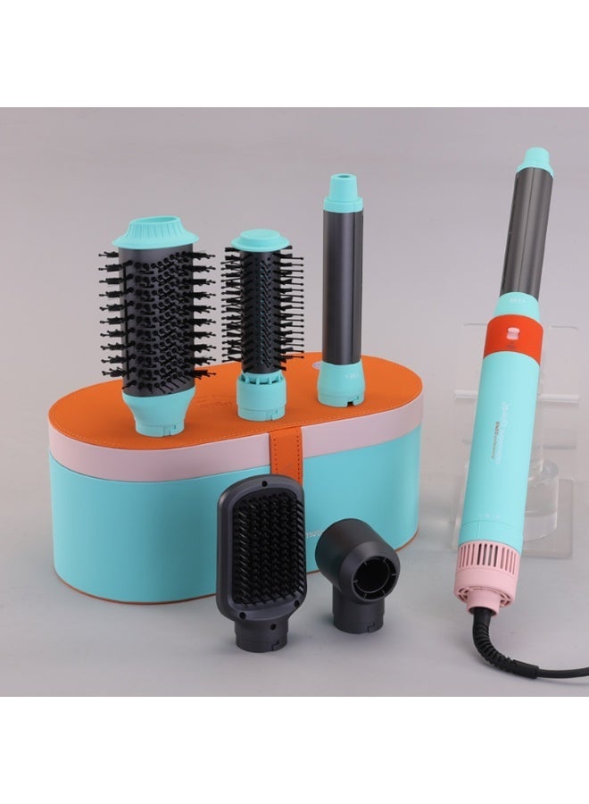 إنزو EN-4133 أداة تصفيف شعر كهربائية 6 في 1 | مكواة فرد الشعر، مكواة تجعيد، فرشاة هواء ساخن، مجفف خطوة واحدة | تقنية الأيونات | شعر بمستوى صالون في المنزل | خالٍ من التجعد، ناعم ولامع - Image 4