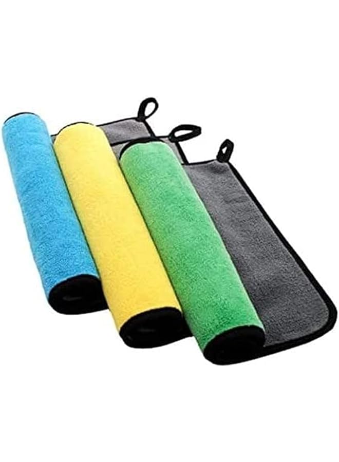 شواي مناديل تنظيف السيارات من الألياف الدقيقة، خالية من الوبر، طبقتين أو غسيل تلميع - 30 × 30 سم - عبوة من 3 قطع - Image 1