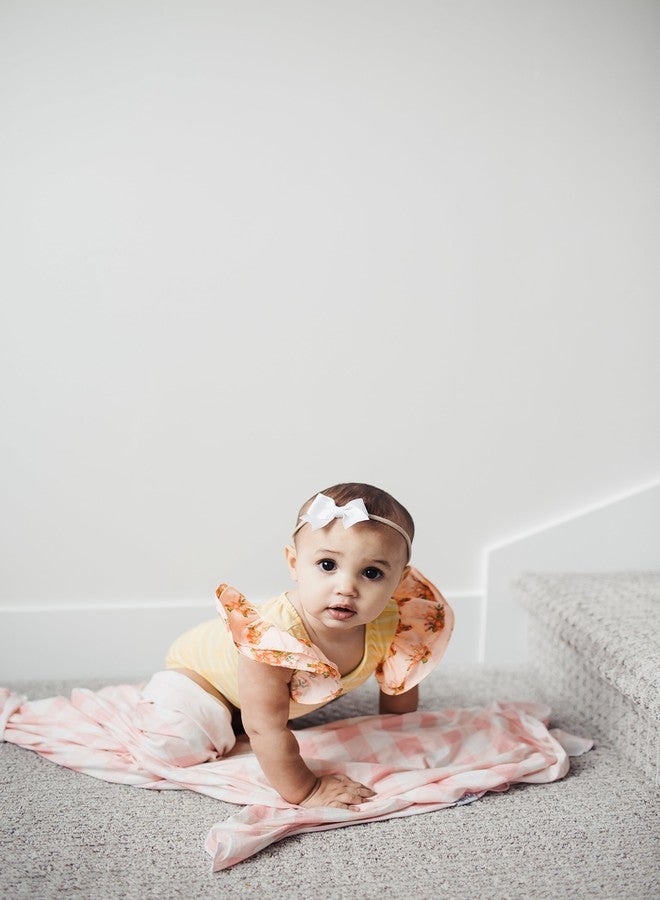 Copper Pearl Large Premium Knit Baby Swaddle Receiving Blanket London - Image 4