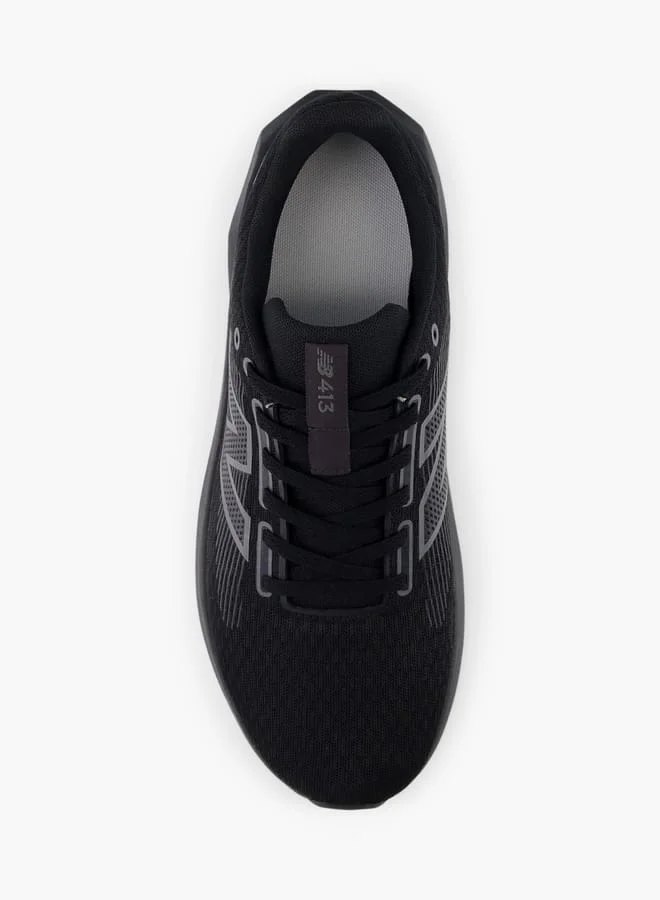 New Balance Men's Logo Detail Sports Shoes with Lace-Up Closure - 413