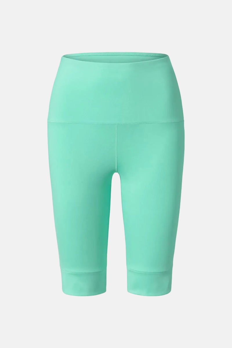 Tchibo Women Sportswear Fit Cycling Shorts, Mint - Image 2