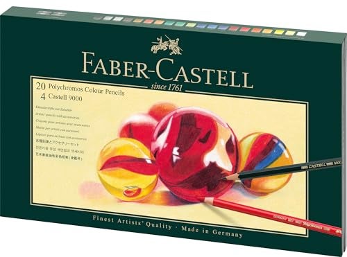 Faber-Castell Art & Graphic Polychromos Colour Pencil, Gift Set, Mixed MediaMulticoloured, Polychromos Gift Set, For Art, Craft, Drawing, Sketching, Home, School, University, Colouring - Image 2