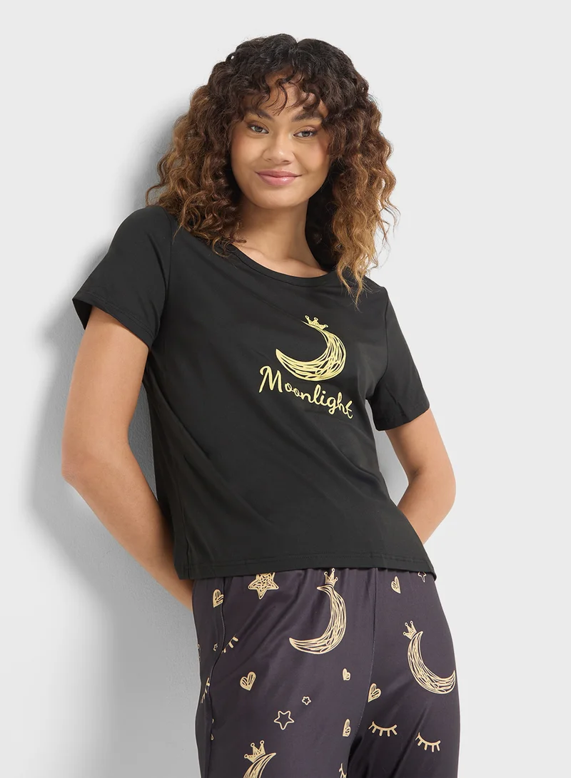 Ginger T-Shirt & Pyjama Set