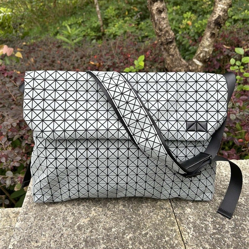 New Froggy Silicone Messenger Bag Geometric Rhomboid Unisex One-Shoulder Crossbody Briefcase - Image 4