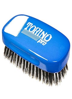 TORINO PRO WAVE BRUSHES BY BRUSH KING Sh 1890 100% Boar Bristles Firm Medium Military Hair Brush For Men With Great Pull Great For Connections And Wolfing For 360 Waves  - Image 1