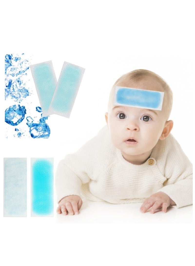 Generic Cooling Gel Patches for Fever Discomfort, Cooling Fever Reducer, Children Cool Pads Soothe Headache Pain 4 Sheets  - Image 2