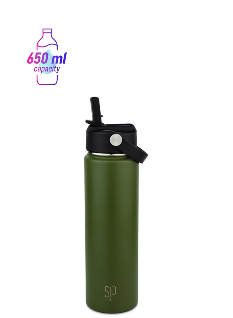 SIP Water Bottle 22oz 650ml 22oz/650ml Army Green - Image 1