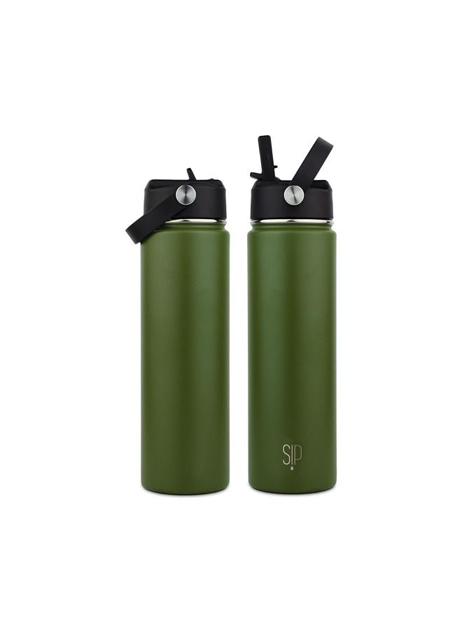 SIP Water Bottle 22oz 650ml 22oz/650ml Army Green - Image 2