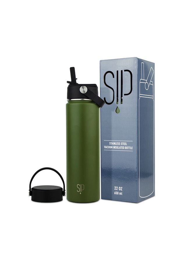 SIP Water Bottle 22oz 650ml 22oz/650ml Army Green - Image 5