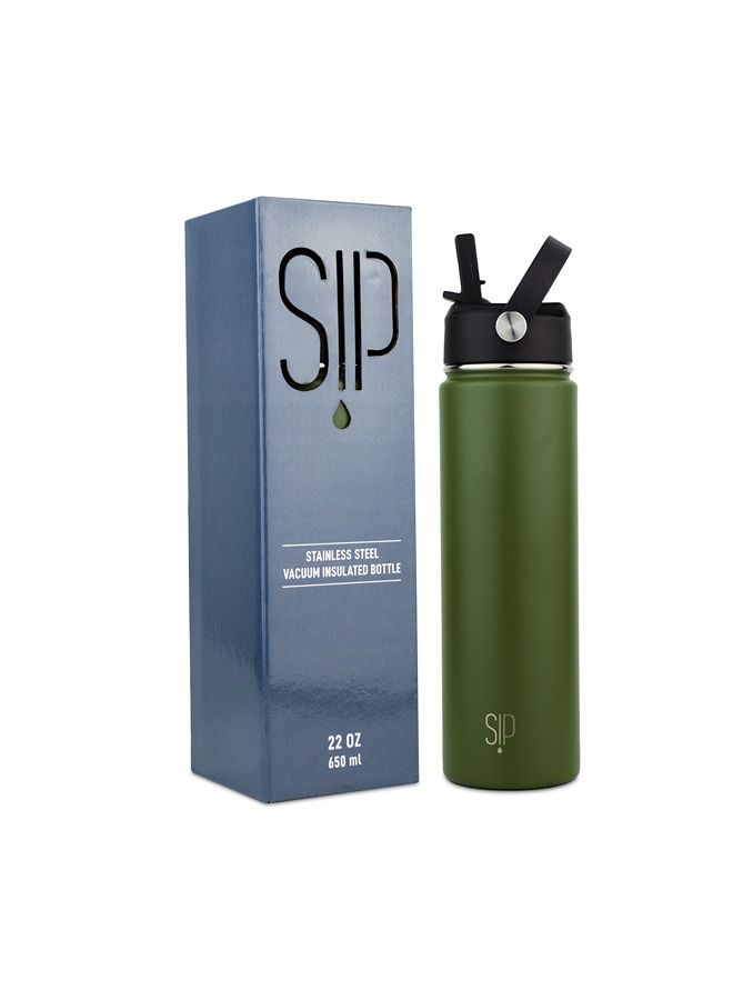 SIP Water Bottle 22oz 650ml 22oz/650ml Army Green - Image 3