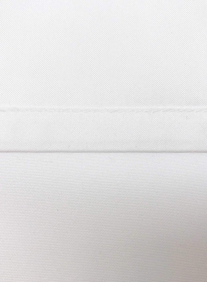 Spacemaker Space Maker Extra-Long 21" Drop Length Bed Skirt, Queen, White - Image 4