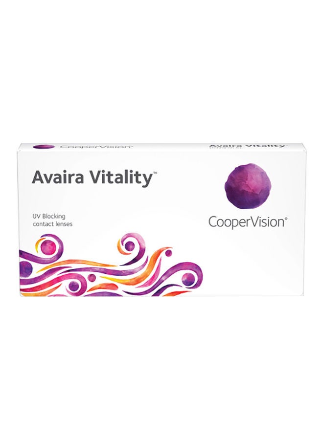 Unisex Avaira Vitality Bc8.4 Dia14.2 Monthly Disposable Pack Of 6 Conatct Lenses
